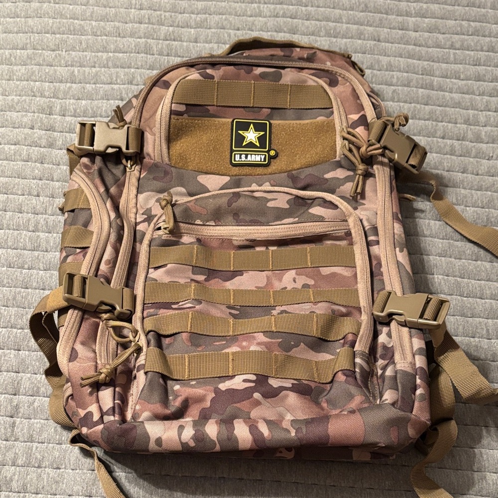 U.S. Army Camouflage Backpack NWOT